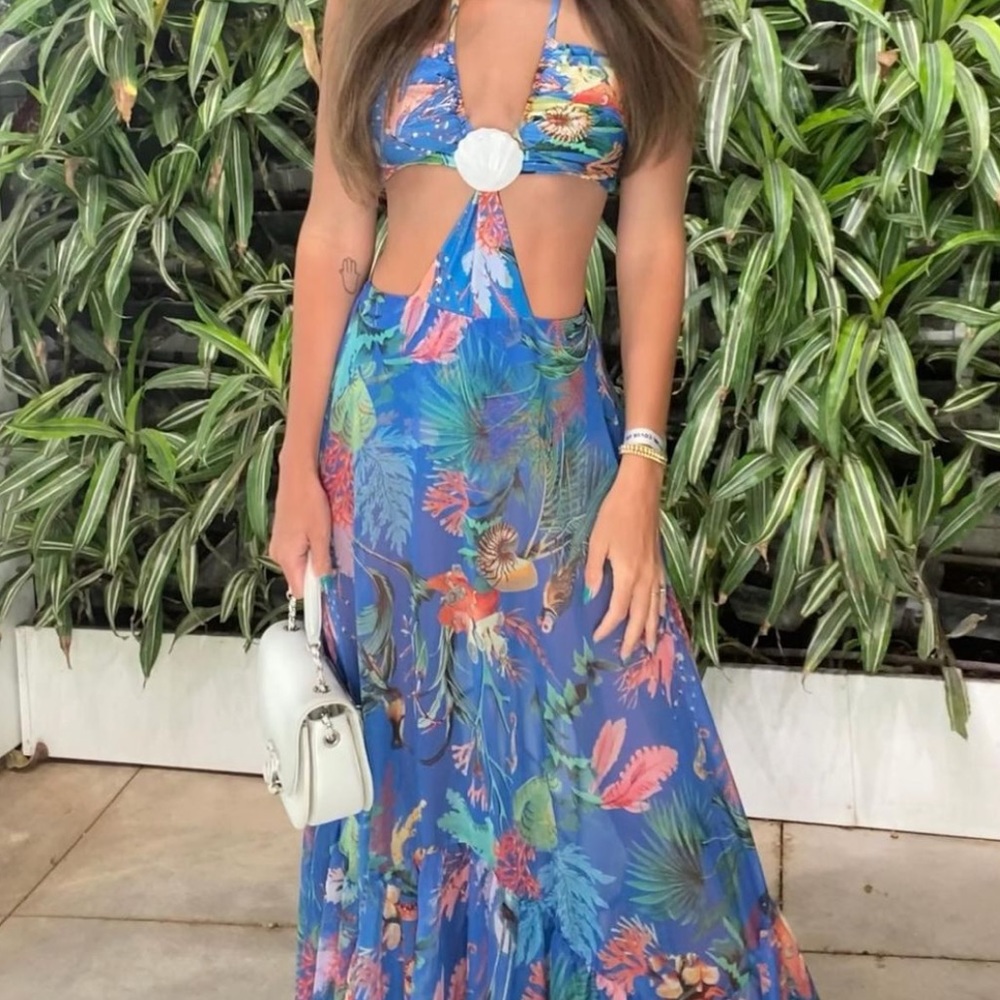 Patbo Oasis Cutout Beach Dress